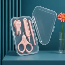 Kit Higinene Bebe Infantil Acessórios Unhas De Bebe 4 Peças