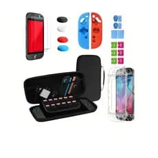 Kit Para Nintendo Switch 2 Case + Acrilico + Película + Grip