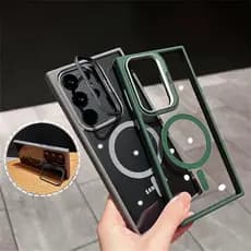 Capa Capinha Samsung Galaxy S23 S24 S25 Plus, Fe e Ultra, Magnética, protetor de câmera e suporte