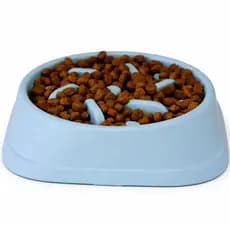 Pote de Ração Comedouro Pet Lento Para Cachorro Dog Gatos Anti Estresse Tipo Labirinto