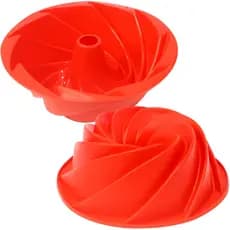 Forma Silicone Air Fryer Bolo Pudim Assadeira Antiaderente Mousse Sobremesas Forno utensilio cozinha
