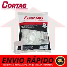 Espaçador Smart Nivelador 1,0/ 1,5/ 2.0 mm de Porcelanato Pisos 50 pçs Cortag