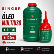 Óleo Singer Lubrificante Multiuso 100ml e 1 litro