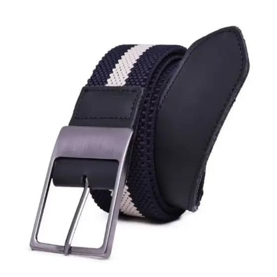 Cinto Masculino Couro legítimo Elastano Resistente  Metal Aço Resistente Casual, P ao Plus Size.