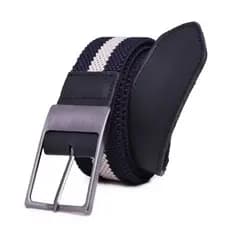 Cinto Masculino Couro legítimo Elastano Resistente  Metal Aço Resistente Casual, P ao Plus Size.