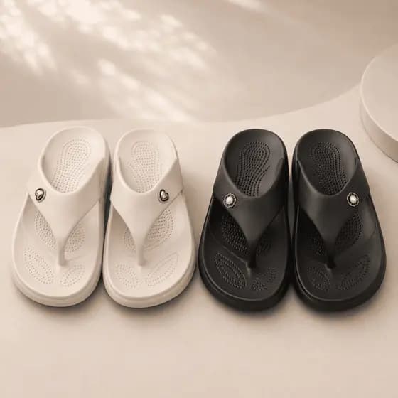 Chinelo Feminino Antiderrapante Leve 100% EVA Massageador Mulher Verão