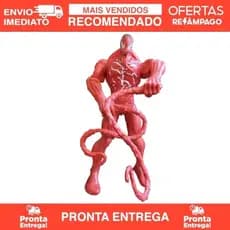 Boneco do Homem-Aranha articulado Venom Vermelho16 Cm Colecionável