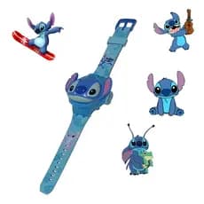 Relógio Infantil Stitch Disney Unissex Moda Criança Presente Barato Promoção 06 Imagens
