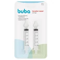 Lavador Nasal Infantil Bebê Seringa Ponta Silicone Buba + MIMO