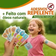 Kit 36/72/144 unid Adesivos Repelentes De Insetos , Mosquitos Não Tóxicos C/Desenhos Bonitos De Animados , Verão + MIMO