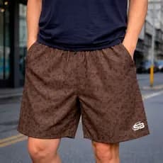 Shorts Masculino Tactel Estampado Praia Bermuda Casual Academia Verão