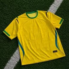 Camiseta Estilo Brasil Dry Fit Camisa Esportiva Torcedor Casual Estampada Conforto Performance Treino Futebol