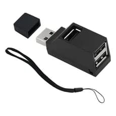 Hub USB 2.0 Multifuncional 3 em 1 – Tomate MST-011