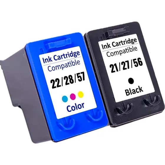 2x Cartucho Compatível Com Hp Deskjet F4180 21 22 D2460 F380