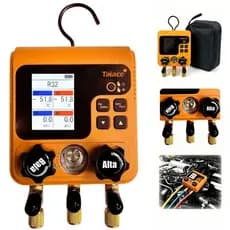 Manifold Digital Smart Taiace Com Alta Precisão para Ar Condicionado e Refrigeração Para 92 Gases