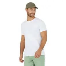 Camiseta Masculina Lisa Basica Malwee  Algodão Gola Redonda