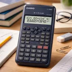 Calculadora Científica Casio Acompanha Capa Com 240 Funções Preto