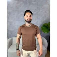 Camisa Masculina Camiseta Algodão Promoção Só Hoje