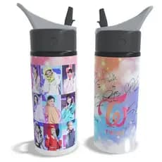 Garrafa Squeeze Twice KPOP Personalizada Alumínio Escolar