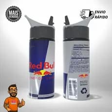 Garrafa Squeeze Personalizado Energético Red Bull - Presente Único
