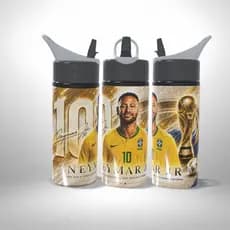 Garrafa Squeeze Personalizada Exclusiva Jogador Neymar