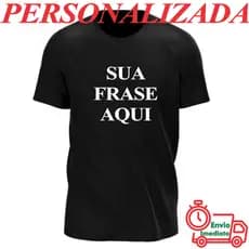 Camiseta T-Shirt Monte Sua Frase Unissex