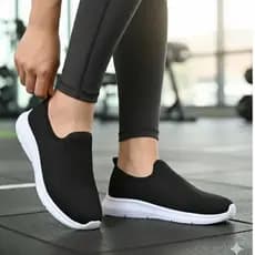 Tênis Meia Calce Fácil Slip-on Macio Leve e Confortável Antiderrapante Masculino e Feminino casual
