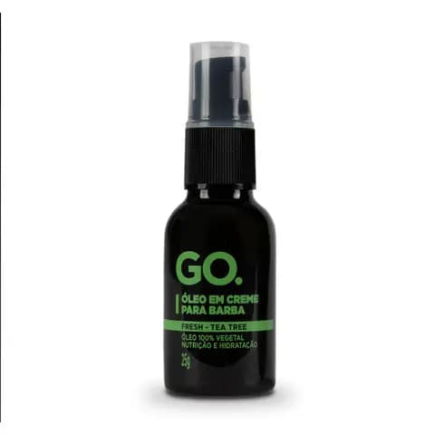 Óleo em Creme para Barba Tea Tree Go Man