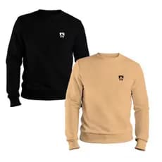 Kit 2 Moletom Masculino Algodão Blusa De Frio Unissex Confortável Oferta P/M/G/GG Kazim