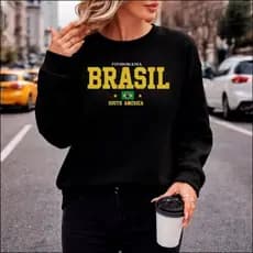 BLUSA DE FRIO MOLETOM BRASIL ESTILO SUÉTER CASACO FLANELADO 100% ALGODÃO VÁRIAS CORES LANÇAMENTO