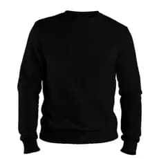 Blusa de Frio Moletom  Flanelado Gola Careca Gola Redonda Masculino Finino Liso P/M/G/GG LIZO