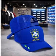 BONÉ UNISSEX ESTILO TRUCKER TELINHA PROTEÇÃO SOLAR AJUSTÁVEL ATVIDADES ESPORTIVAS