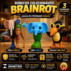 Kit Bonecos Brainrot Personagens Figura Acao Colecao Completa PVC