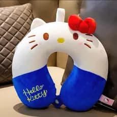 Almofada de Pescoço Gatinho 30×35cm – Travesseiro de Viagem Confortável