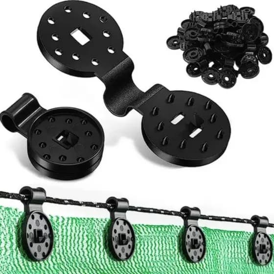 Kit 10 Presilhas Fixadoras Para Sombrite Tela Sombreamento