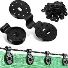 Kit 10 Presilhas Fixadoras Para Sombrite Tela Sombreamento