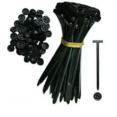 Kit 20/50/100 Unidades De Abraçadeiras Com Travamento Automático Fivela Universal De Nylon Multifuncional
