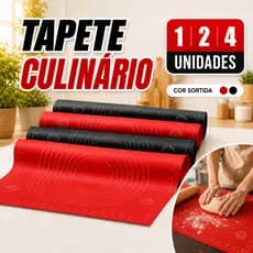 1/2/4 Tapete De Silicone Antiaderente Culinário 30x40 ou40x50 Com Medidor Para Abrir Massa Pão Pizza