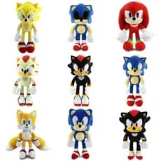 Novo Brinquedo de Pelúcia Sonic Super Sonic, Presente para o Dia das Crianças