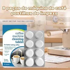 Pastilhas De Limpeza Da Máquina De Café 8 Contagem Descalcificação E Cafeteira Segura Eficaz bunverbr