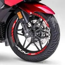 Adesivo Honda adv 160 mags 150 Decalques Conjunto De Aro Da Roda Dianteira E Traseira