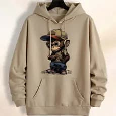 Blusa Masculina Moletom Macaco Anime desenho Estampa Personalizada Agasalho Macio quente Oferta
