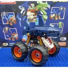 Bloco de Montar Inblox Transformer Animais 2 em 1 com Rodas e Fricção