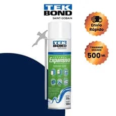 Espuma Expansiva Poliuretano 320g/500ml Tekbond Spray Porta e Telhado