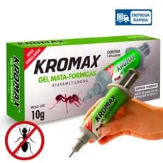 Mata Formiga Caseira Doceira Gel Atrativo Kromax Seringa 10G Veneno Formicida Elimina Rainha e Formigueiro