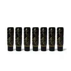 kit 7 pcs batom mágico embalagem preto, batom 24horas,batom vovó