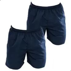 KIT 2 Bermuda Masculina Para Academia Microfibra Tactel C/ Bolso Short Liso Praia Corrida