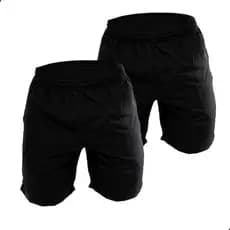 KIT 2 Bermuda Short Plus Size c/ Bolso Treino Praia Masculino Corrida Verão tactel Grosso G1 ao G8