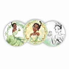 Painel Redondo Princesa Tiana | A Princesa e o Sapo | Tecido Premium | Frete Grátis | Vários Modelos