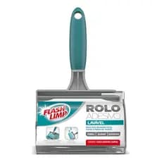Rolo Adesivo Lavavel para Remover pelos Fiapos e poeira, FLP6497, Flash Limp